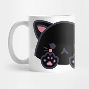 cute kawaii black cat Mug